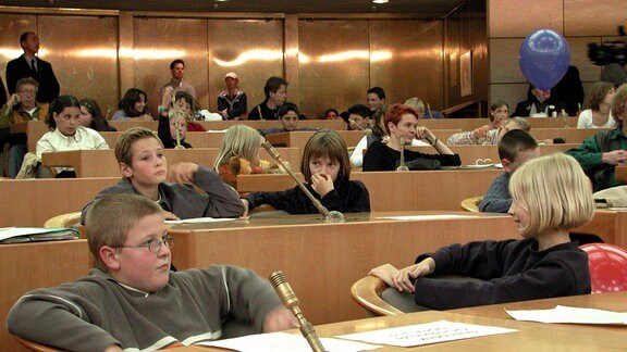 Kinder im Landtag 