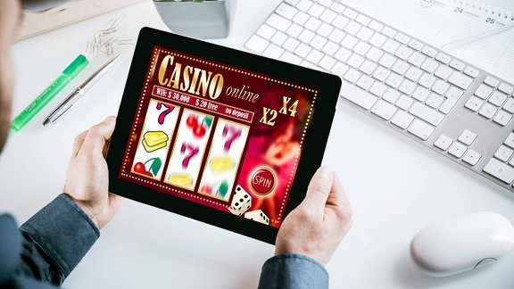 Online-Casino auf Tablet