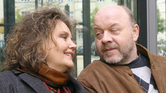 Das Ehepaar Horst (Herbert Olschok) und Ella Krause (Swetlana Schönfeld).
