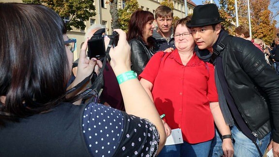 IaF-Fanfest Ankunft Schauspieler