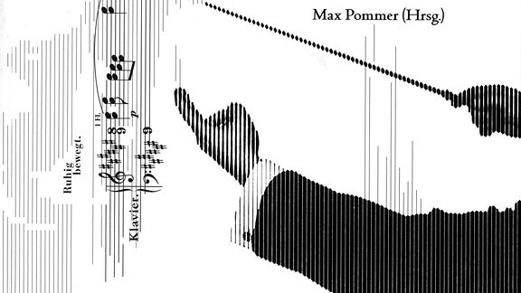 Schwarz-Weiß-Foto des Titeloblattes der Autobiografie über Alfred Szendreis von Max Pommer.