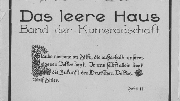 Auszüge aus der Monatsschrift "Das leere Haus", die die Mitarbeitenden des Leipziger Senders während des Krieges über Interna auf dem Laufenden hielt. 