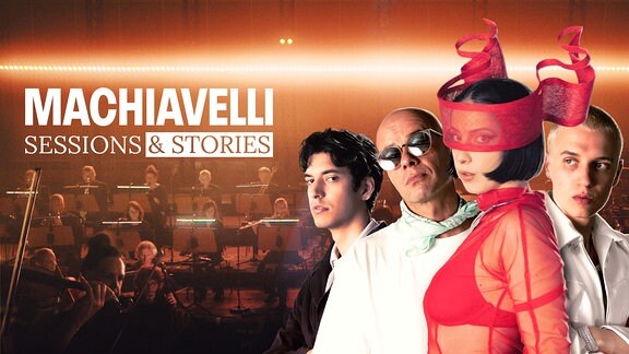 MDR-Sinfonieorchester mit vier Artists der Machiavelli Sessions