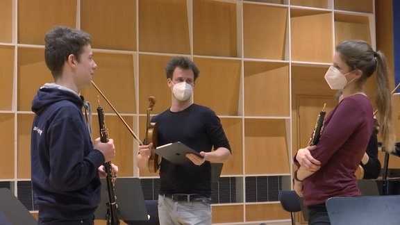 Produktion "Miniatur in G" von Friedrich Günther mit dem MDR-Sinfonieorchester