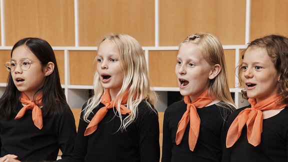 Kinder des MDR-Kinderchors singen