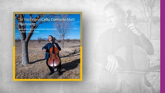 Coverbild der digitalen Veröffentlichung mit Matt Haimovitz auf seinem Cello spielend in der Natur
