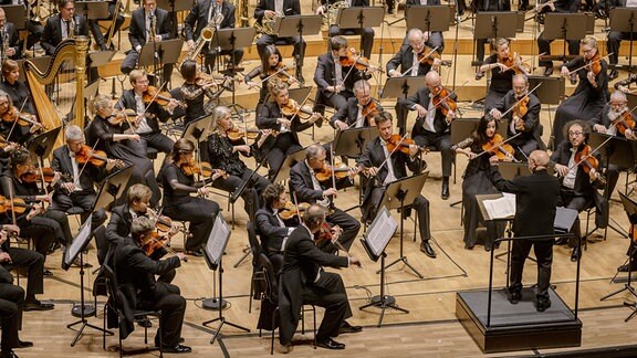 MDR-Sinfonieorchester und hr-Bigband spielen gemeinsam im Gewandhaus