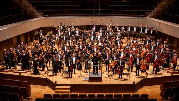 Das MDR-Sinfonieorchester spielt im Leipziger Gewandhaus das Eröffnungskonzert der MDR-Konzertsaison 2024/25