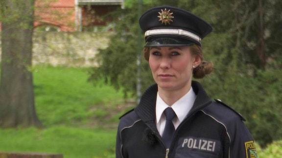 Elisabeth Weber von der Polizei Halberstadt