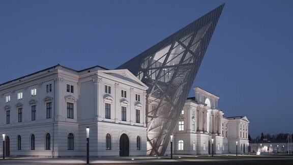 Außenansicht des Militärhistorischen Museums Dresden