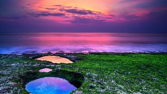 Bali bei Sonnenuntergang