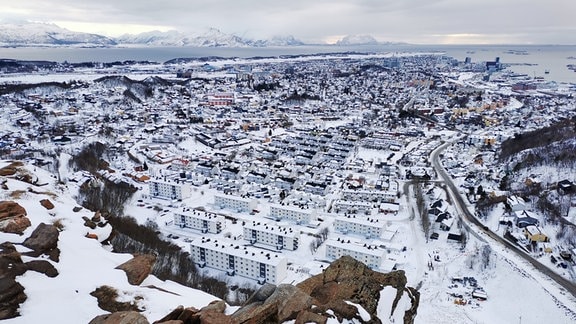 Die norwegische Kulturhauptstadt 2024 Bodø liegt nördich des Polarkreises.