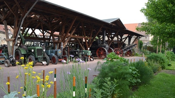 Der Hof des Börde Museums Burg Ummendorf 