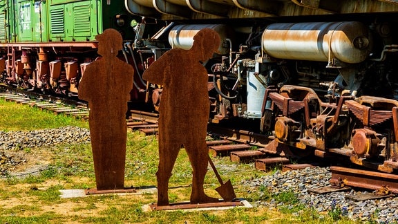 Der Bergbau-Technik-Park zwischen dem Markkleeberger und Störmthaler See hält die Industriegeschichte der Region um Leipzig wach. 