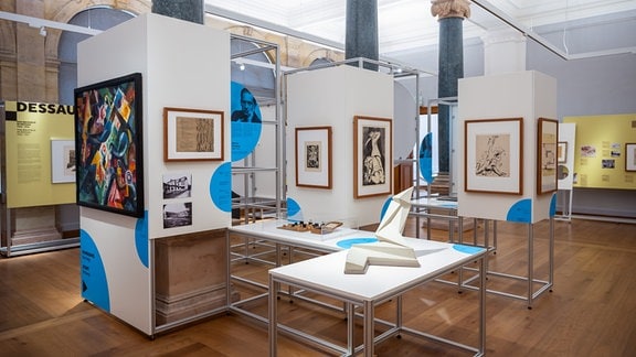 Blick in die Ausstellung "Bauhaus und Nationalsozialismus"