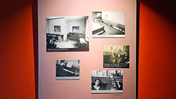 Fotos zeigen die Familie Feininger in Dessau.