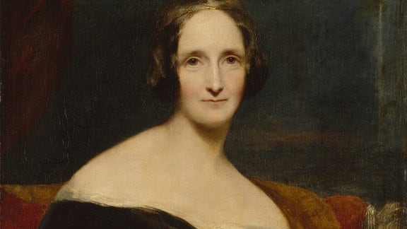 Gemälde  der Autorin Mary Shelley