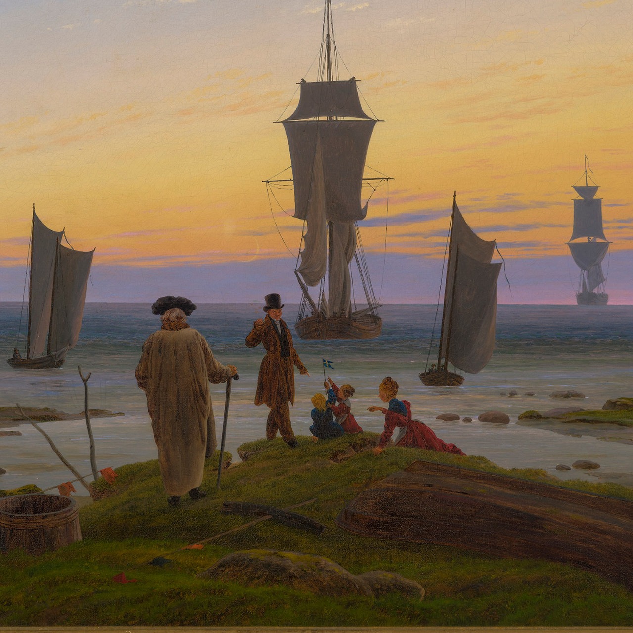 Wo hängen die Bilder von Caspar David Friedrich?