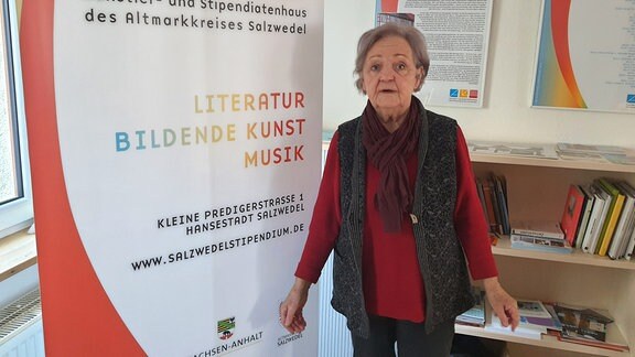 Vera Wibbecke vom Förderverein Stipendiatenhaus SAW