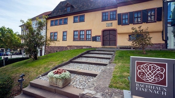 Bachhaus in der historischen Altstadt von Eisenach