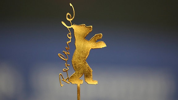 Das goldene Berlinale-Logo.