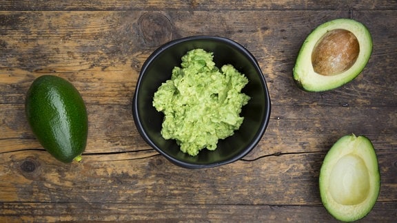 Avocados und Avocadocreme