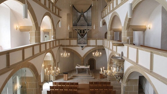 Die Schlosskapelle auf Schloss Hartenfels in Torgau (Sachsen) 