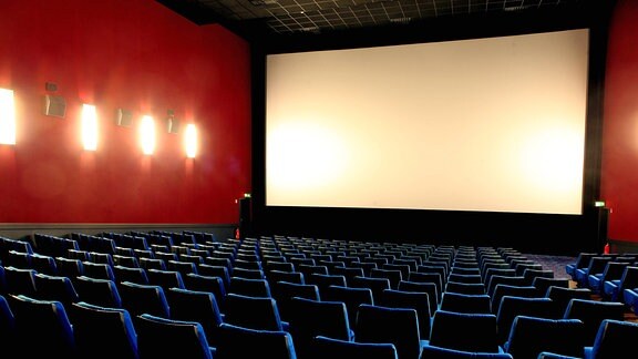 Ein leerer Kinosaal