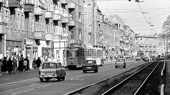 Verkehr in der Wilhelminenhofstrasse in Berlin