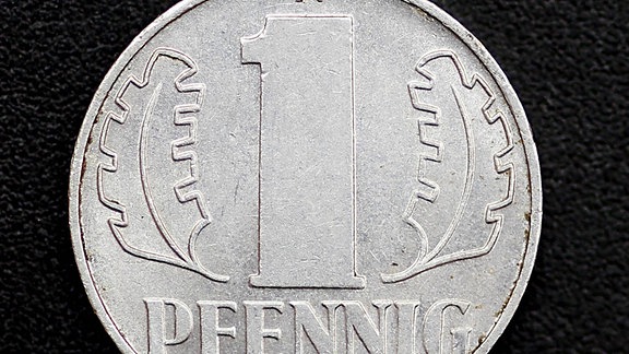 Ein DDR-Pfennig