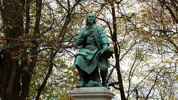 Jakob-Böhme-Denkmal im Park des Friedens in Görlitz