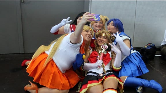 Selfie mit Sailor Moon