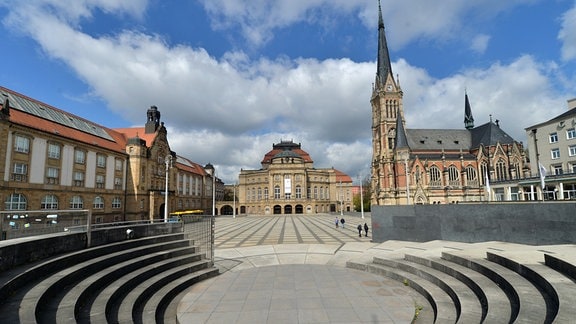 Theaterplatz in Chemnitz