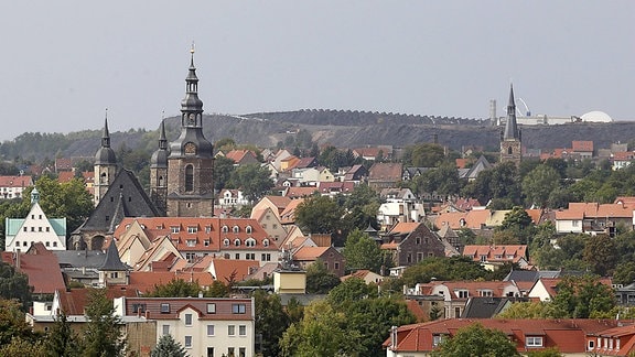 Blick auf die Lutherstadt Eisleben (Sachsen-Anhalt)