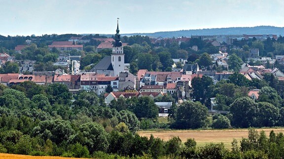 Ansicht der Stadt Frankenberg