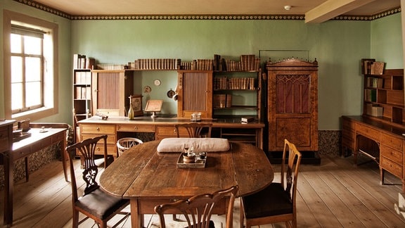 Historische Möbel in Goethes Arbeitszimmer