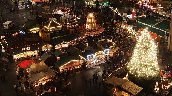 Weihnachtsmarkt in Halle an der Saale