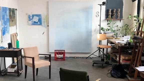 Atelier vom Maler Johannes Rochhausen