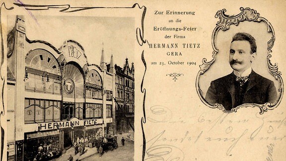 Eröffnungsfeier Kaufhaus Tietz, Gera, 1904