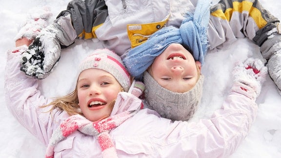 Kinder im Schnee 