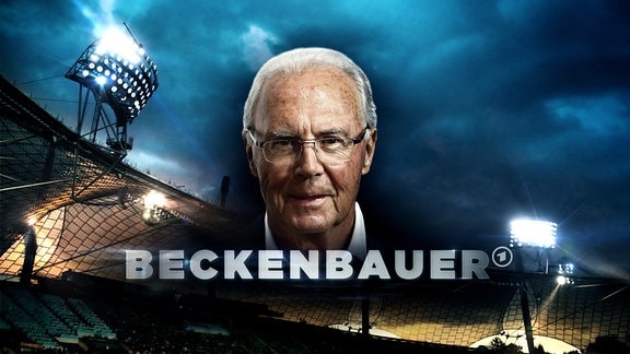 Franz Beckenbauer über seinem Namensschriftzug