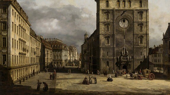 Historischen Gemälde der Dresdener Kreuzkirche, Bellotto