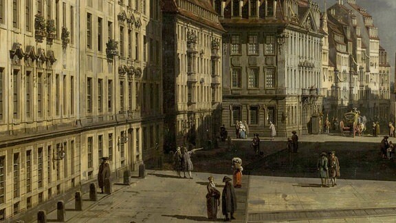 Historischen Gemälde der Dresdener Kreuzkirche, Bellotto