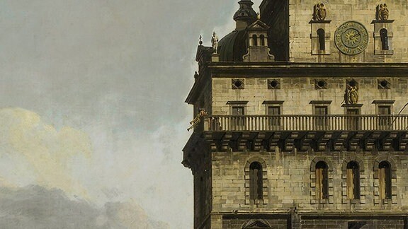 Historischen Gemälde der Dresdener Kreuzkirche, Bellotto