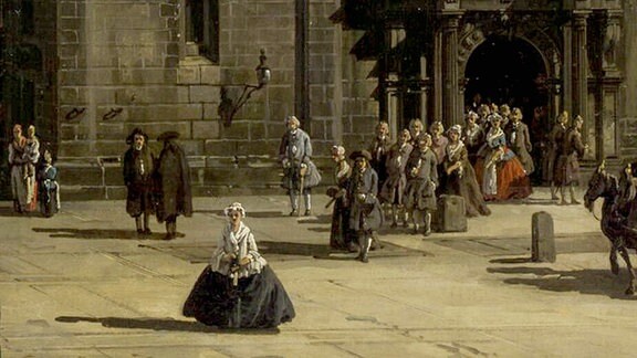 Historischen Gemälde der Dresdener Kreuzkirche, Bellotto