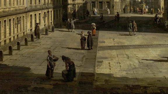 Historischen Gemälde der Dresdener Kreuzkirche, Bellotto