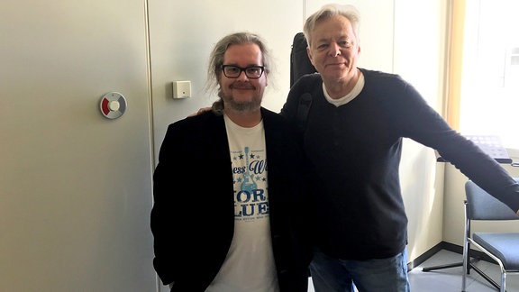 Jan Kubon und Tommy Emmanuell (r.)