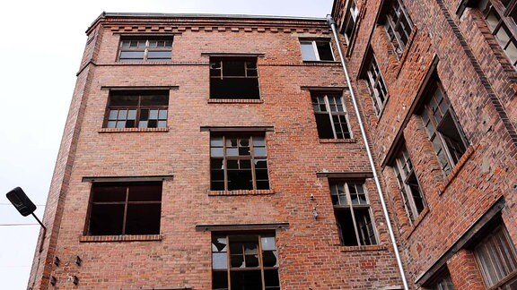 alte verlassene Nudelfabrik in Zeitz als Atelier für Kunstschaffende