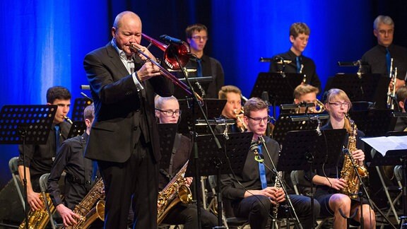 Nils Landgren Uni-Bigband Halle und Junior Jazz Orchestra Dessau