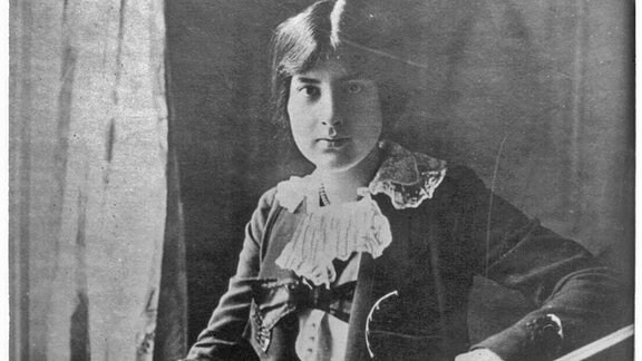 Historisches Schwarz/Weiß-Foto: Lili Boulanger